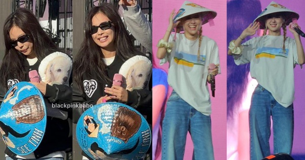 BLACKPINK nắm giữ trái tim fan Việt: Khi thấy fan mang nón lá, thành viên nhóm đội lên đầu đầy yêu thương