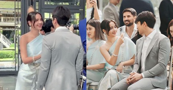 Nhan sắc Yaya tươi rói trong hôn lễ bạn thân, khoảnh khắc chụp ảnh Nadech đầy nổi bật