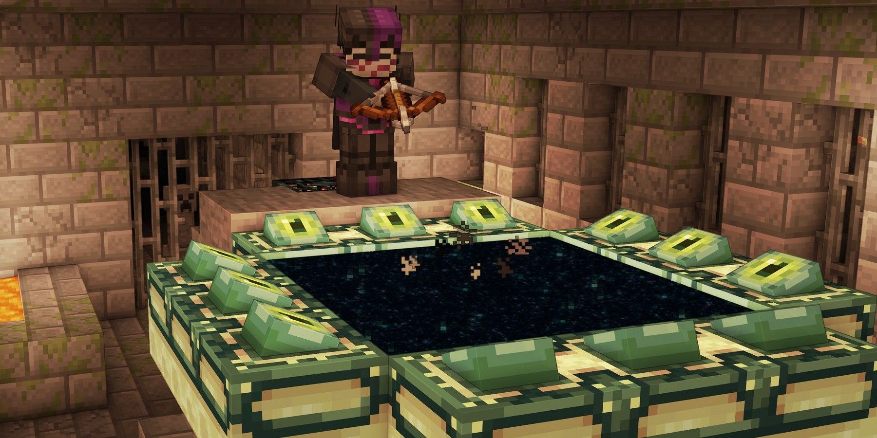 Mind-Blowing Creation: Ultimate End Portal Room in Minecraft