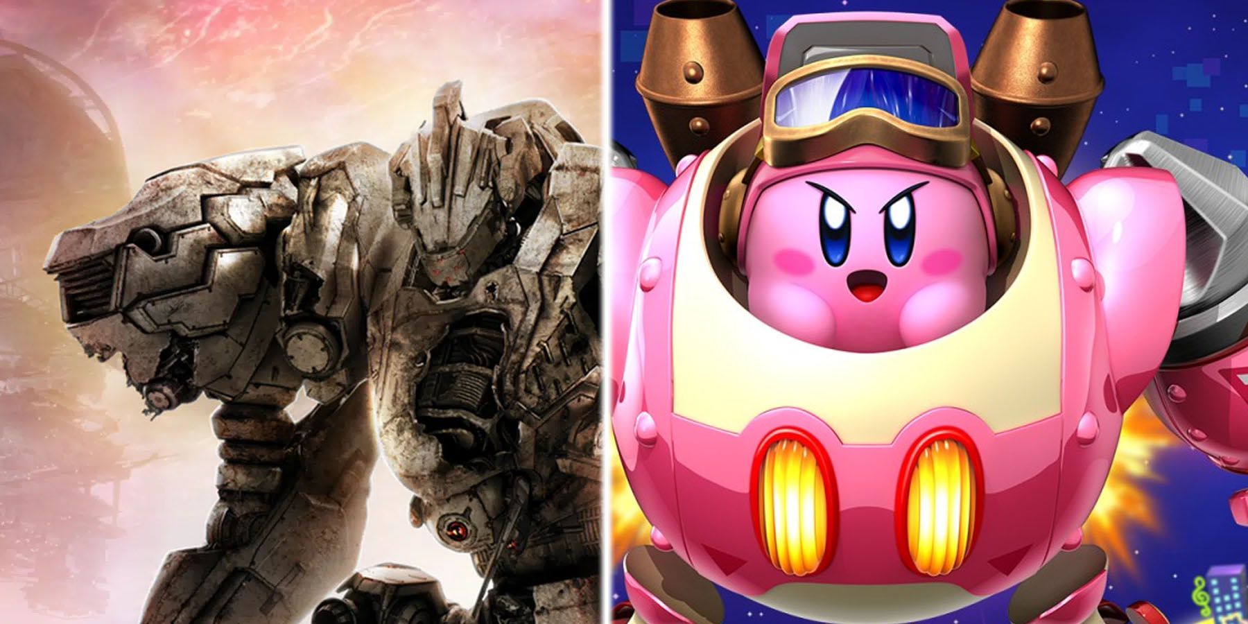 Unleash Kirby's Power as You Pilot the Ultimate Armored Core 6 Mech