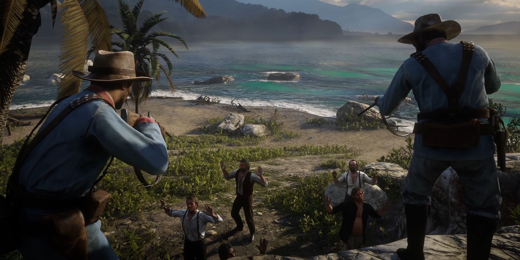 Unforgettable Red Dead Redemption 2 Clip: Watch Arthur Execute an Epic Bullet-Assisted Elimination!